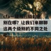 cfa一级与三级的区别在哪？让我们来聊聊这两个级别的不同之处吧！