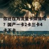 你还在为流量卡烦恼吗？国产一卡2卡三卡4卡不卡