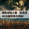 精致日韩人妻，超高清4K岛国风情大揭秘！