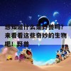 想知道什么是野兽吗？来看看这些奇妙的生物吧！野兽