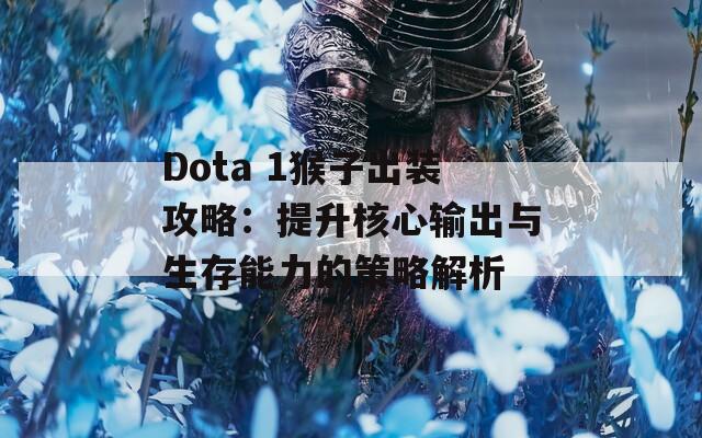 Dota 1猴子出装攻略：提升核心输出与生存能力的策略解析