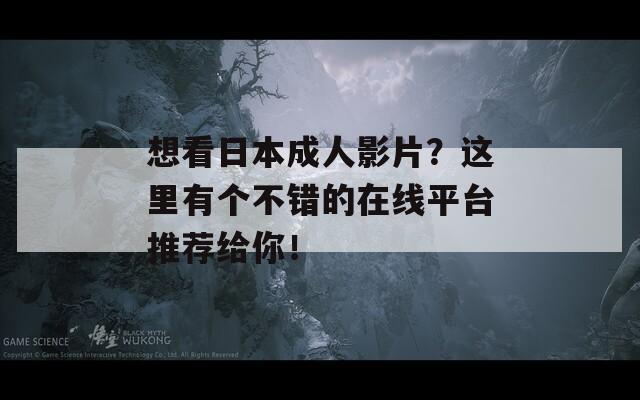 想看日本成人影片？这里有个不错的在线平台推荐给你！