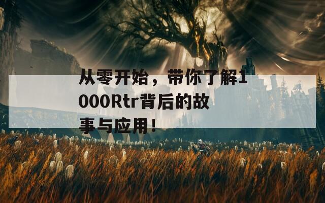 从零开始，带你了解1000Rtr背后的故事与应用！