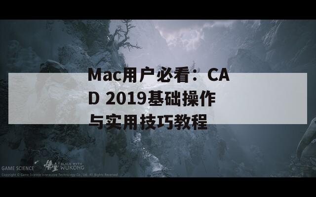 Mac用户必看：CAD 2019基础操作与实用技巧教程