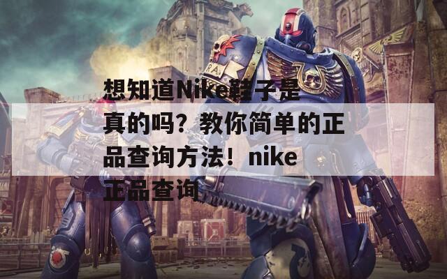 想知道Nike鞋子是真的吗？教你简单的正品查询方法！nike正品查询